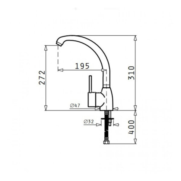 Maidtec By Pyramis Melodia Chrome Mixer Tap